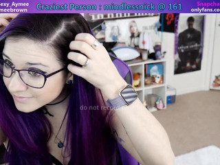 sexy_aymee  manyvids ardent slut licks dildo