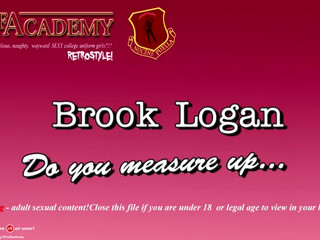 Brooke Logan manyvids hot babe jerks off her shaved cunt