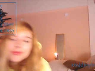 kendalltyler busty hottie caresses shaved pussy