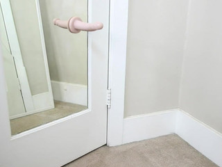 Anna Tyler black-haired lady caresses boobs