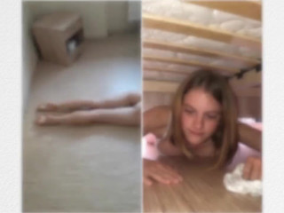 SEMULV classy chick strips and caresses her cunt