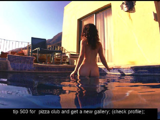 kickaz blissful chick strips small tits