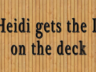 HeidiWow manyvids Heidi gets the D on the deck