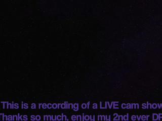 Natasha Grey ManyVids DP For 19 Year Old In Red Thigh Highs