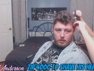 andianderson20 sexy babe gently caresses pussy