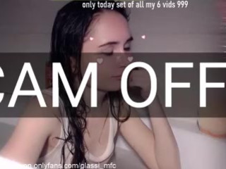 Ciassi busty young lady caresses nipples