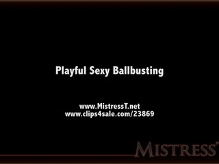 clips4sale Mistress T - playful sexy ballbusting 720p