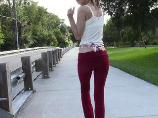 Chezza Luna Thong out walk