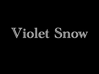 BlowbyBlowAccts Violet Snow Gags on Cum