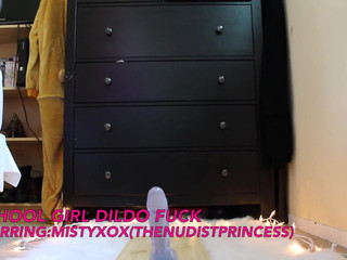 The Nudist Princess School Girl Dildo Fuck
