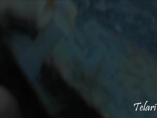 TelariLove Evening Blowjob on the Beach  Cum in Mouth