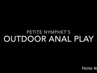 Petite Nymphet membership only outdoor anal play