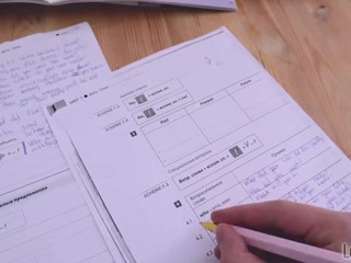 Leah Meow Schoolgirl Corrects A Bad Grade BOY GIRL