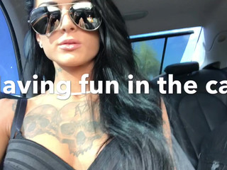 KimberveilsAZ  Making Myself Cum In The Car At The Park