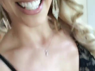 Cherie DeVille   busty chick shows her charms