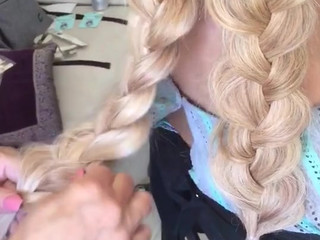 Cherie DeVille   busty babe gently caresses her pussy