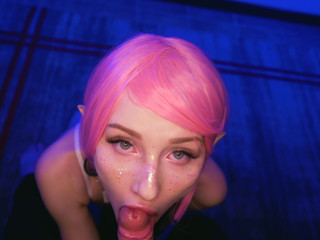 MyKinkyDope   busty kitty sucking penis