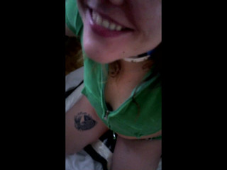 dirtykristy erotic slut was long-awake, and finally decided to jerk off her shaved pussy