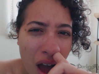 darlingrosette busty mare is hammering her anus