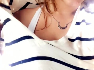 Sophie Dee   slut in stockings erotically takes off her panties