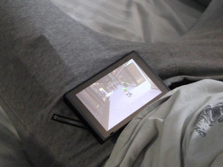 Emma Choice  blonde hairstyle fingering shaved cunt