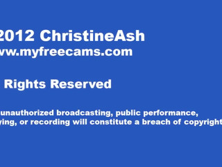 christineash current pussy