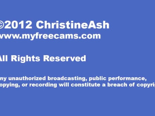 christineash busty young lady erotically posing in a dress