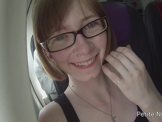petite nymphet onlyfans airplane masturbation