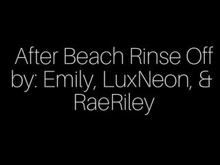 49 Luxneon Lesbian Shower Threesome Pussy Licking