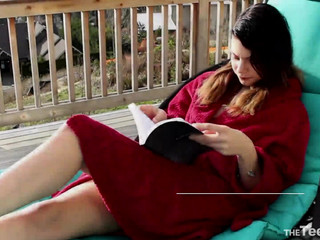 ZiaFox  -17 - Morning Glory Outside Voyeur Fingering