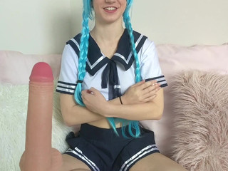 LittleKaylie  manyvids- Aussie Schoolgirl First Blowjob With Cum