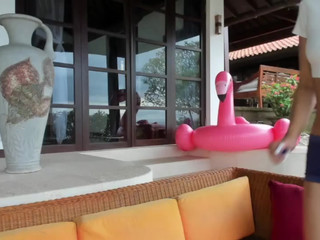 kristymack charming confused girlfriend fucks holes