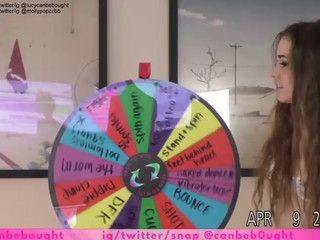 Canbebought hot bitch caresses shaved cunt