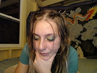 zoe_kitty666 the charming slut fucks her pussy with a phallus