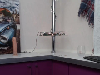 chrustic babe caresses shaved pussy