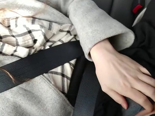 Playing in an Uber whore friends masturbating pussies
