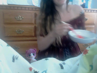 Kelly Payne with black toy