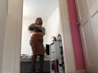 Tattooedbustymia  cute blonde fucks herself with a phallus