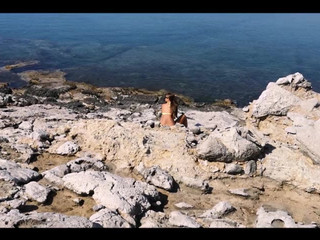 Jennifer Amton  busty slut caresses both slits