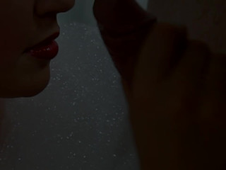 bubblebathredlipsswallowslomo appetizing lady turns unreal tits