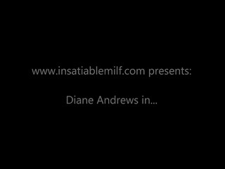 diane andrews  naughty bitch caresses big tits