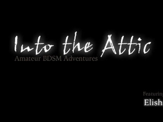 into the attic whore model pulls pussy