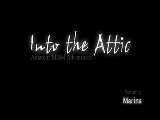 into the attic smeared her incredibly hot body with oil