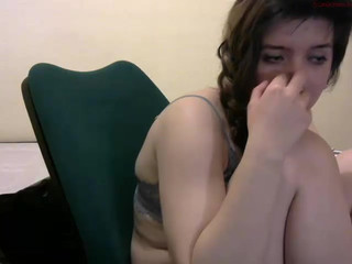 sexysally  cute slut jerks her pussy on people