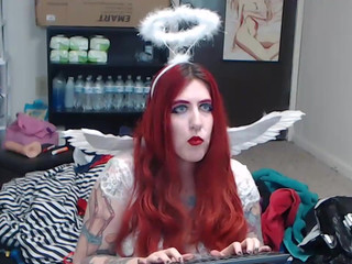 animergamergirl i caressed myself with improvised means