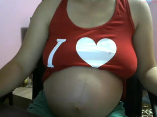 pregoslutyx naughty babe caresses vaginal hole