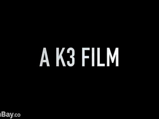 kati3kat naughty slut caresses big tits