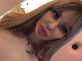 Milana pretty lady undresses in the kitchen