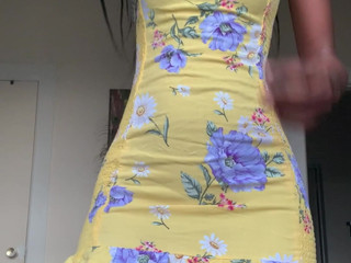 Sexmeat brunette in stockings shows shaved holes