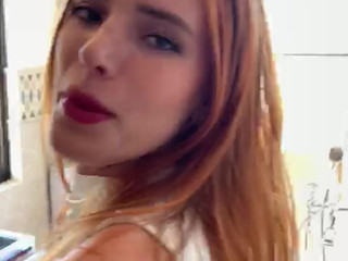 Bella the obstinate lady shows off the slutceous